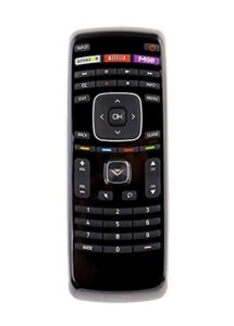 universal remote control, xrt112 for vizio all led lcd hd 4k uhd hdr smart tvs – no setup required