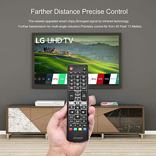 ZYK Universal Remote Control for LG Smart TV Remote Replacement for LG-TV-Remote Compatible with All LG LCD LED OLED UHD HDTV 3D Smart TVs AKB75095307 New Remote with Shortcut Buttons - Netflix,Amazon