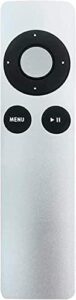 new replacement apple tv remote control fit for apple 1 2 3 a1427 a1469 a1378 a1294 md199ll/a mc572ll/a mc377ll/a mm4t2am/a mm4t2zm/a tv (made from plastic not original)
