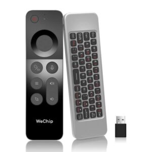 wechip w3 air mouse 4-in-1 w3 voice remote 2.4g wireless remote control for nvidia shield/android tv box/pc/projector/htpc/all-in-one pc