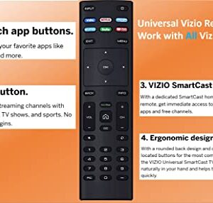 XRT136 Watchfree Remote Control Replacement for All VIZIO LED LCD HD 4K UHD HDR Smart TV