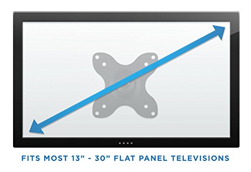 Mount-It! TV Wall Mount, Universal Fit for 19, 20, 24, 27, 32, 34, 37 and 40 Inch TVs and Computer Monitors, Full Motion Tilt and Swivel 14” Extension Arm, VESA 75, 100 Compatible