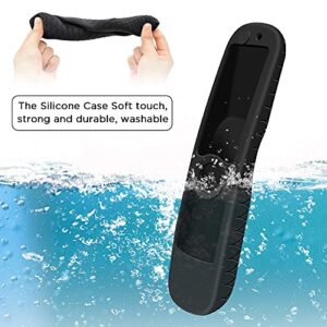 Silicone Case for LG AN-MR21GA / AN-MR21GC 2021 Remote Control [Shockproof] Anti-Slip Protective Cover for LG MR22GA MR22GN Magic Remote Case Sleeve Holder Protector Skin (Black)