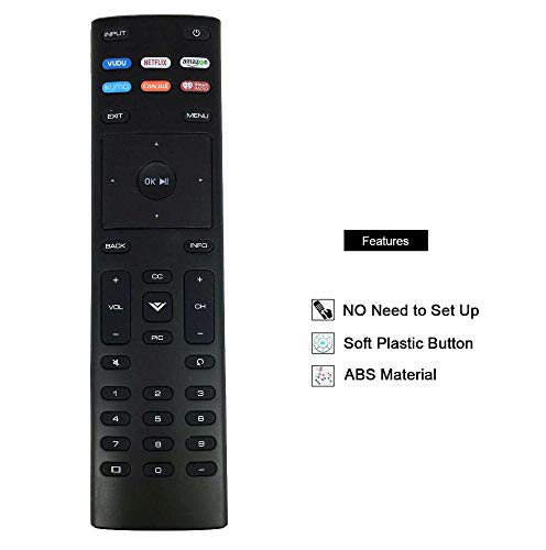 Newest Replacement Remote Control Compatible for VIZIO D-Series M-Series P-Series V-Series LED Smart TV D43fx-F4 D65x-G4 D43-F1 D50-F1 D55-F2 D60-F3 D65-F1 D70-F3 D55x-G1 D32h-F0 M55-F0M65-F0 M70-F3