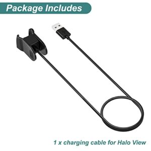 Charger for Amazon Halo View, Replacement Charging Cable Clip Cord for Amazon Halo View Fitness Tracker [3.3ft/1m] (1)