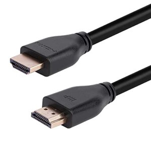 monoprice 8k certified ultra high speed hdmi 2.1 cable – 3 feet – black | 48gbps, compatible with sony playstation 5, playstation 5 digital edition, microsoft xbox series x, and xbox series s