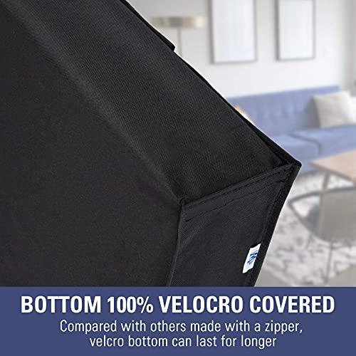 Mounting Dream Outdoor TV Cover Weatherproof with Bottom Cover for 30-32 inch TV, Waterproof and Dustproof TV Screen Protectors with Remote Control Pocket for Outside LED, LCD, OLED Flat Screen TVs