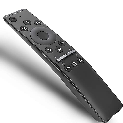 Gvirtue Universal Voice Remote Control for Samsung TV Remote All Samsung LED QLED UHD SUHD HDR LCD HDTV 4K 3D Curved Smart TVs, with Shortcut Buttons for Netflix, Prime Video, Samsung Plus