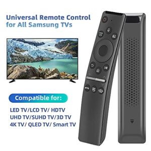 Gvirtue Universal Voice Remote Control for Samsung TV Remote All Samsung LED QLED UHD SUHD HDR LCD HDTV 4K 3D Curved Smart TVs, with Shortcut Buttons for Netflix, Prime Video, Samsung Plus