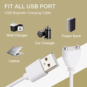 Kuzgokit Magnetic USB DC Charger Cable Replacement Charging Cord(10mm/0.39in) Wand Massagers Magnetic Charger Cable