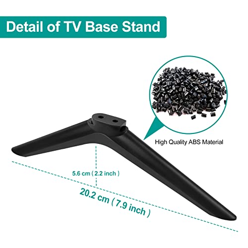 TV Stand Base for Hisense TV Legs, Base Stand for Hisense 32" 40" 43" Smart TV, for 32H4030F 32H4F 32H4F5 32H4030F1 40H4030F 43H4030F, Replacement for Hisense TV Stand with Screws and Instruction