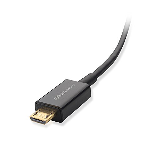 Cable Matters 3-Pack Micro USB 2.0 Cable in Black 3 Feet