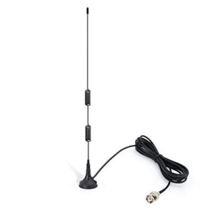 bingfu vhf uhf ham radio police scanner antenna amateur radio mobile radio scanner antenna magnetic base bnc male antenna compatible with uniden bearcat whistler radio shack police scanner ham radio