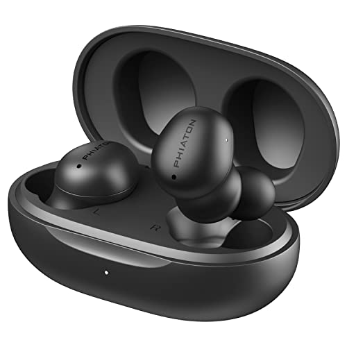 Phiaton Bonobuds True Wireless Hybrid Active Noise Cancelling Earbuds BONB-TN0610BK