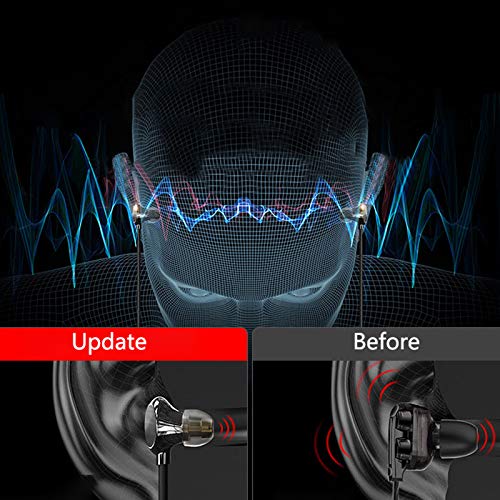 ESSONIO Earbuds Wired in-Ear Monitor Gaming Earbuds with Noise Cancelling Headphones with Microphone and Waterproof Sweat Resistant for Women Men Compatible with Android ISO (Type c)