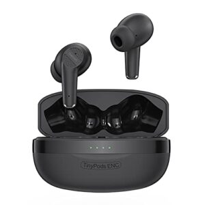 YYK Bluetooth Headphones Wireless Earbuds Touch Control Bluetooth 5.0 40H Playtime with Portable Mini Charging Case 4 Mic Call Noise Cancelling in-Ear Earphones for Sport Running Fitness Black