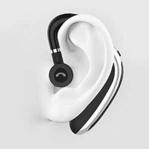 Wireless Earbuds,Bluetooth 5.0 Wireless Headset Ear-Mounted Noise Cancelling Deep Bass Stereo Earphone with High Power Long Standby Headphone for Phone Black One Size
