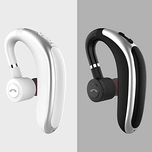 Wireless Earbuds,Bluetooth 5.0 Wireless Headset Ear-Mounted Noise Cancelling Deep Bass Stereo Earphone with High Power Long Standby Headphone for Phone Black One Size