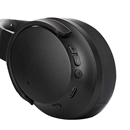 Morpheus 360 Eclipse 360 ANC Wireless Over Ear Headphones, Bluetooth Headset with Microphone, Protein Leather Ear Cups, USB Type C Fast Charging, 40 Hour Playtime HP9250B