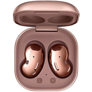 Samsung Galaxy Buds Live (ANC) Active Noise Cancelling TWS Open Type Wireless Bluetooth 5.0 Earbuds for iOS & Android, 12mm Drivers, International Model - SM-R180 (Mystic Bronze) Renewed