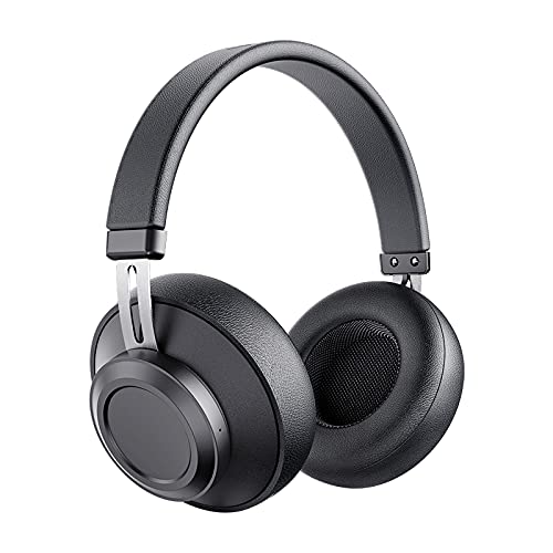 Bluedio BT5 Wireless Headphone and Wired Stereo Bluetooth Over-Ear Headset with Built-in Microphone, Suitable for Cell Phones Computer TV Laptop Travel and Work