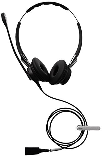 Jabra 2400 II QD Duo NC Wideband Wired Headset - Black