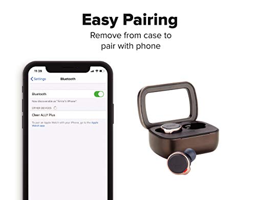 Cleer Audio, Ally Plus, True Wireless Hybrid Noise Cancelling Earbuds with 30 Hour Battery, Water Resistant, Music & Calls (Navy)