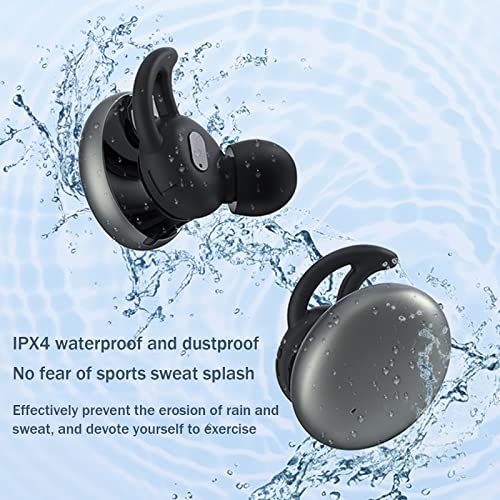 Green Sleep Earbuds Noise Cancelling for Sleeping Bluetooth Headphones Ultra Smallest Invisible Mini in-Ear Wireless Ear Buds with Mic Workout Waterproof Earpiece Stereo HiFi Sound for Android iOS