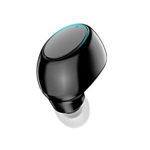 LiadFngKA True Wireless Earbuds Bluetooth Headphones IPX5 Waterproof Stereo Earphones in-Ear Built-in Mic Mini Deep Bass Headset for Sport (Black)