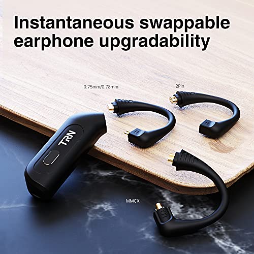 Linsoul TRN BT30 Bluetooth 5.2 True Wireless HiFi Earphone Module with Individual Amp Section, Qualcomm QCC3040 Chipset, APT-X/AAC/SBC Codecs (S-2Pin)