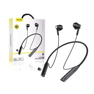 lkokj neckband earphones wireless inear headphones with mic, ipx5 sport earbuds wireless fo