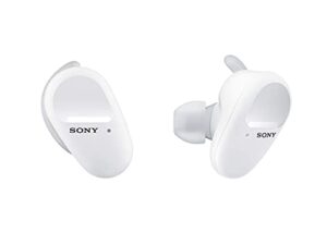 sony wf-sp800n true wireless noise-cancelling in-ear headphones – white (renewed)
