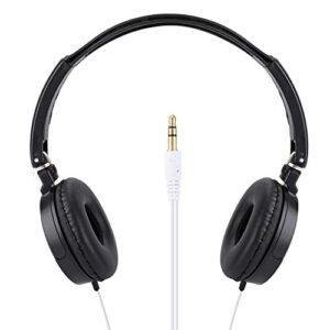 Liyeehao 93dB Portable Wired Headset, Support FM Automatic Search, Foldable Noise Cancelling Headphone, for Sports for Travel
