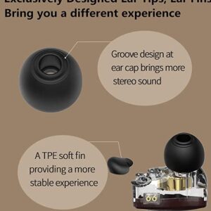 In Ear Monitor CCZ Coffee Bean, Stereo Wired Headphones, Dual Magnetic Circuit Dynamic Driver In-ear HiFi Earphone, Noise Cancelling Headphones With 0.78mm 2Pin Detachable Cable (With MIC, black)