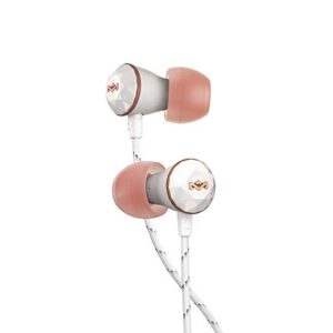 House of Marley Nesta Headphones Noise Cancelling Earbuds with a Microphone, Rose Gold