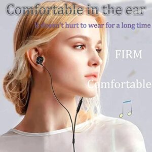 Earphone Stereo USB-C Headphones, USB Type C in-Ear Earbuds Hi-Fi Digital DAC Bass Noise Cancelling Headsets w/h Mic & Remote Control for Samsung Google Pixel Pad Pro 2022 OnePlus
