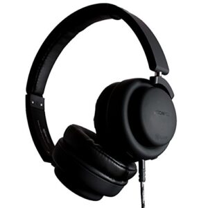 boompods hush active noise canceling headphones onear comfort earpads, deep bass, powerful noise reduction