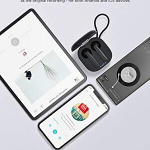 omthing True Wireless Earbuds, TWS Bluetooth 5.0 Headphones Stereo Sound Earphones, 4 ENC Mic, 25H Playtime Wireless Earbuds Sweatproof Sports Earphone, Suitable for Exercise/Driving/Home Office