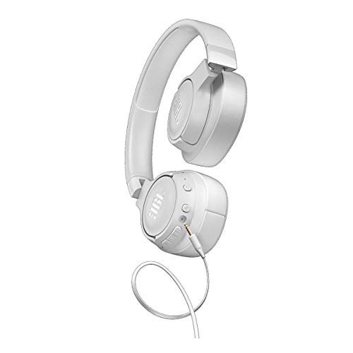 JBL TUNE 750BTNC - Wireless Over-Ear Headphones with Noise Cancellation - White (Renewed)