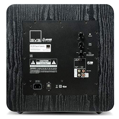 SVS SB-2000 500 Watt DSP Controlled 12" Compact Powered Subwoofer (Premium Black Ash)