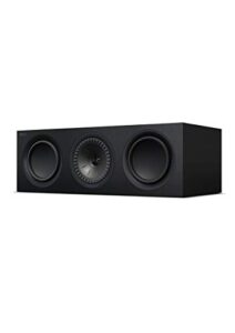 kef q650c center channel speaker (each, black)