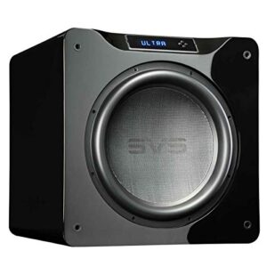 svs sb16-ultra 1500 watt dsp controlled 16″ subwoofer (piano gloss black)