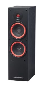 cerwin vega home audio sl-28 8″ 2-way dual floor speaker with 1″ soft dome tweeter