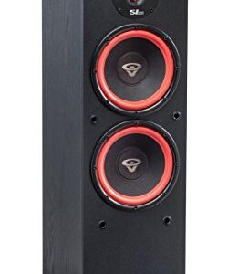 CERWIN Vega Home Audio SL-28 8" 2-Way Dual Floor Speaker with 1" Soft Dome Tweeter