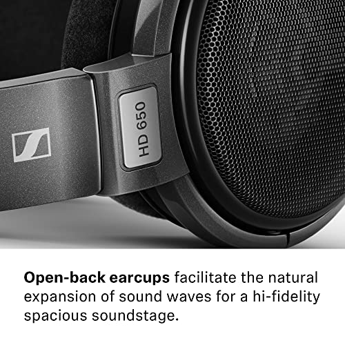 Sennheiser HD 650 - Audiophile Hi-Res Open Back Dynamic Headphone