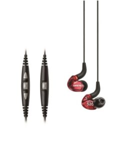 shure se535ltd limited edition red sound isolating earphones with remote (old model) + microphone