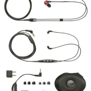 Shure SE535LTD Limited Edition Red Sound Isolating Earphones with Remote (Old Model) + Microphone