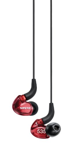 Shure SE535LTD Limited Edition Red Sound Isolating Earphones with Remote (Old Model) + Microphone