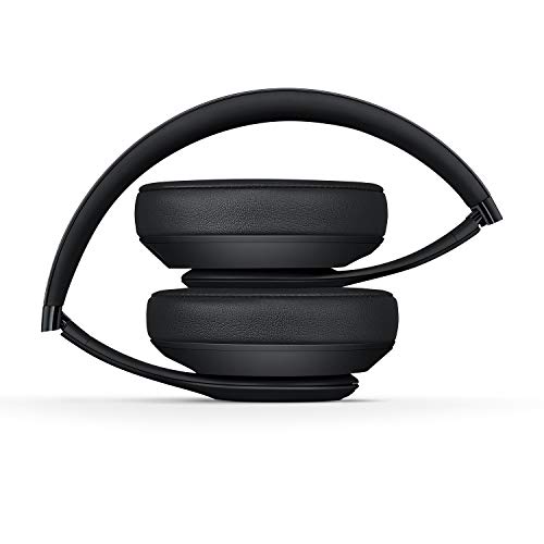 Beats Studio3 Wireless Noise Cancelling Over-Ear Headphones - Apple W1 Headphone Chip, Class 1 Bluetooth, 22 Hours of Listening Time, Built-in Microphone - Matte Black (Latest Model)