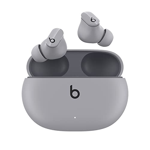 Beats Studio Buds - True Wireless Noise Cancelling Earbuds - Compatible with Apple & Android, Built-in Microphone, IPX4 Rating, Sweat Resistant Earphones, Class 1 Bluetooth Headphones - Moon Gray